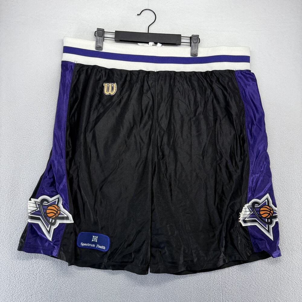 Orlando Miracle Shorts Adult 46 Black Wilson Team Player Issued Patches WNBA 90s